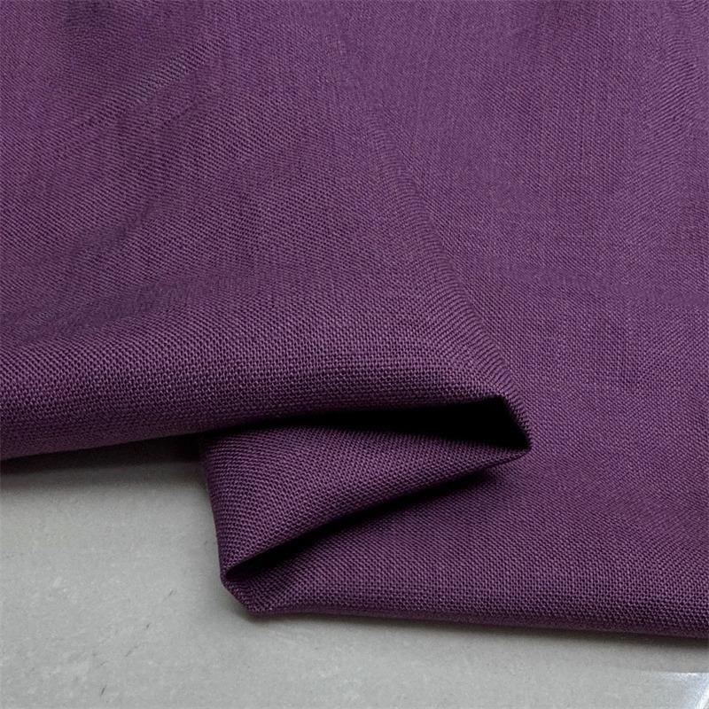 100x140cm Solid-colored Tencel Linen Fabric Vertical Comfort and Breathability DIY Summer Coat Dress and Trousers Clothing