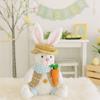 Creative Easter Plush Bunny Ornament Cartoon Easter Rabbit Doll  Party Scene Prop