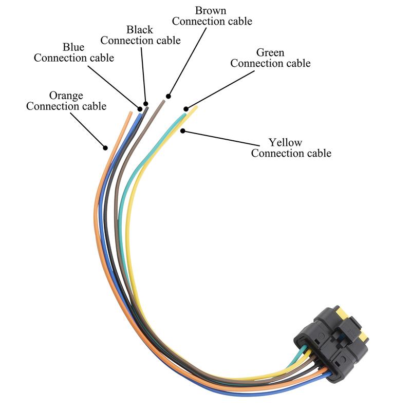 11" 6 Pin Rear Tail Light Circuit Board Cable Harness Rear Fit For Renault MK3 CLIO 3