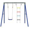 Swing Set with Swing Seat and Rope Ladder