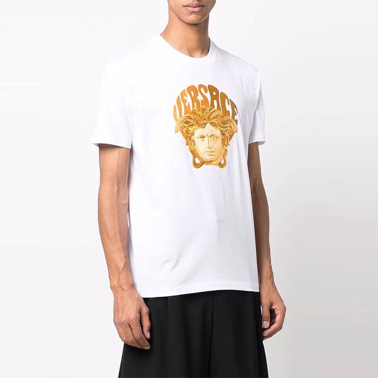 VERSACE Medusa Front Print T Shirt 1003913-1A02785-1W000