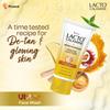 Lacto Calamine Ubtan Face Wash for Glowing Skin 100 ml Pack of 3 | Natural Exfoliating Facewash with Sandalwood & Saffron