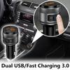 QC3.0 Fast Charging USB Music Voltage Detection Car Mp3 Player Bluetooth Fm Transmitter