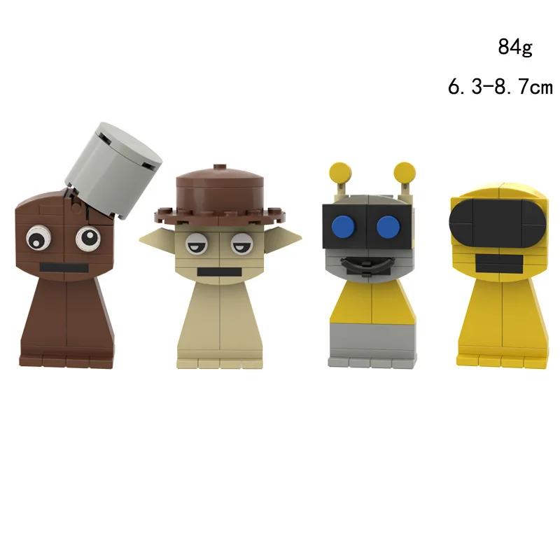 Sprunki Toy Bricks Game Incredibox Sprunki Elf Building Blocks Dark Horror Mode Action Figures Assembled Bricks Christmas Gift