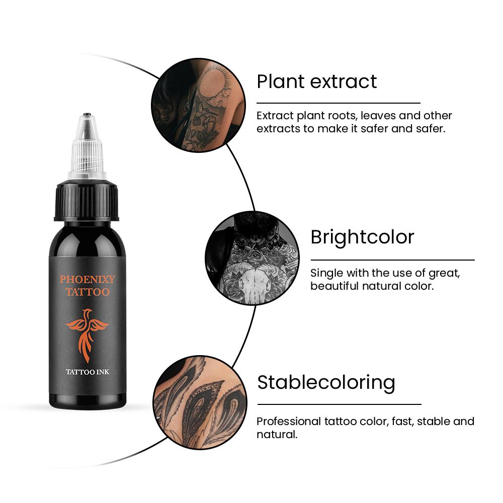 PHOENIXY Two Tattoo Machine Kit, блок питания для татуировки, ручки, иглы, перманентные чернила для татуировки, полный набор для боди-арта, стартовый набор