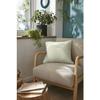 Coussin - GAIA - 45 x 45 cm - Vert d'eau - Gaze de coton - Déhoussable