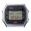 Casio Винтажные цифровые часы для смартфона Link из нержавеющей стали с кварцевым корпусом ABL-100WE-1A унисекс