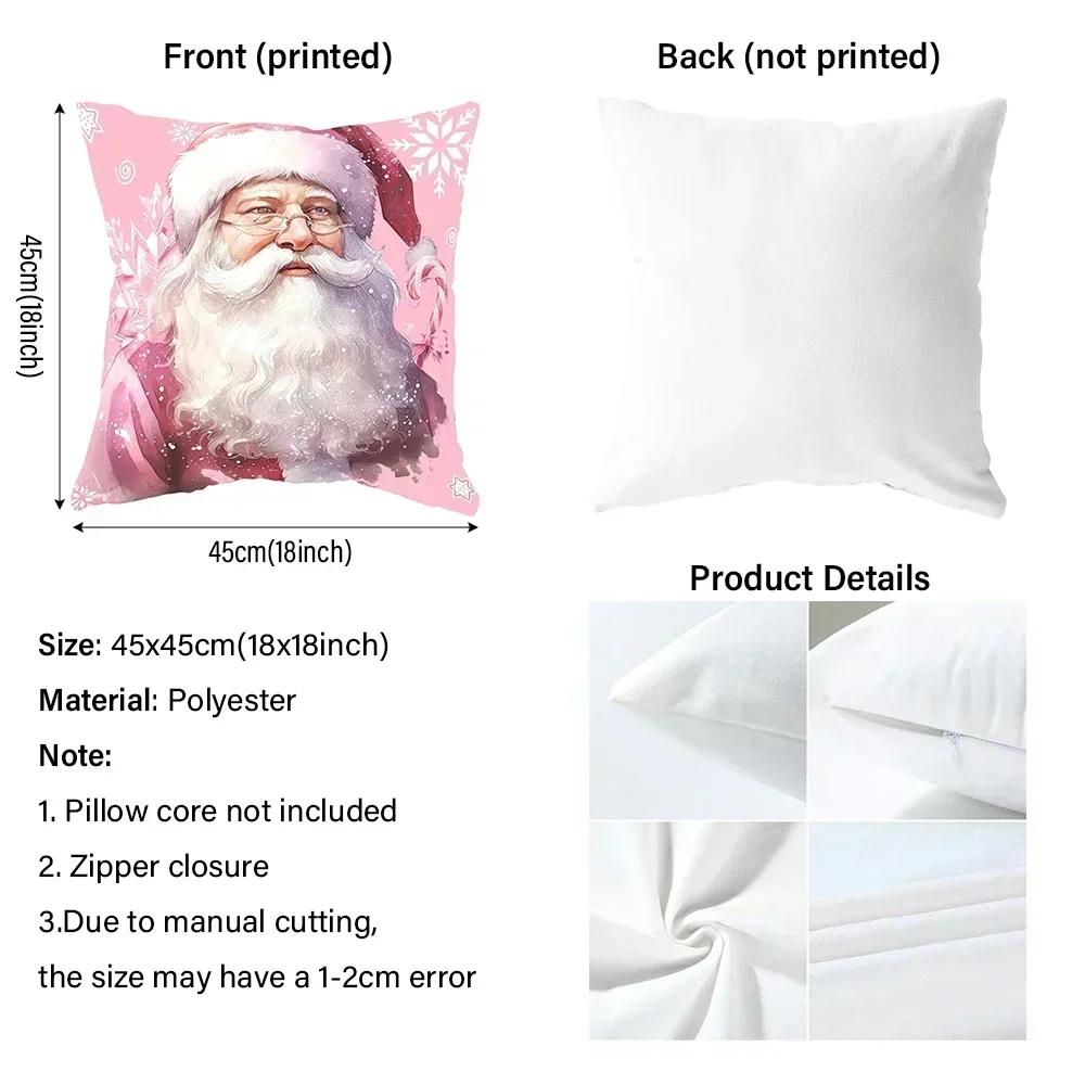 High-end Textured Retro Printed Pattern Throw Pillow Cover Polyester Cushion Cover Home Decor Pillow Cover with Zipper