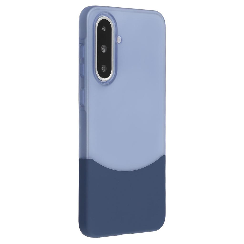 For Samsung Galaxy A56 5G Case Dual Color Splicing Matte PC Phone Cover Large Camera Cutout