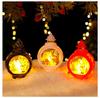 Nordic Christmas LED Lantern Ornaments - Creative Candle Lamp Decorations