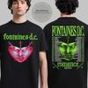Fontaines D.C. Favourite Heart Summer 2025 Tour UK And Europe Two Sided T-Shirt