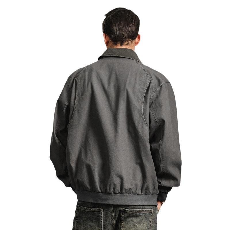 American Tooling Jacket Men's Trendy Brand Heavy Retro Detroit Jacket Men's Loose Casual Trendy Men Clothing