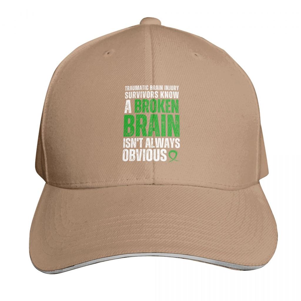 Traumatic Brain Injury Survivors Know  Traumatic Brain Injury Awareness Baseball Cap Unisex Women Casual Summer Sport Sun Cap