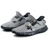 Adidas Originals Yeezy Boost 350 V2 Cushioning Abrasion Resistant Breathable Low top Casual Shoes Unisex Liquid Silver HQ4540(Team96-)