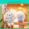 Ears Long Cute Dog Keychain Cartoon Plush Girls Kid Backpack Doll Decoration