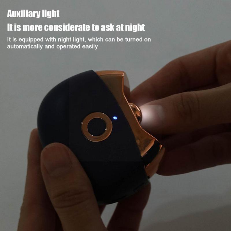 USB электрическая машинка для стрижки ногтей со светодиодной подсветкой, 2-скоростная автоматическая шлифовальная машинка для ногтей, триммер для детей и взрослых, мини-маникюрные инструменты