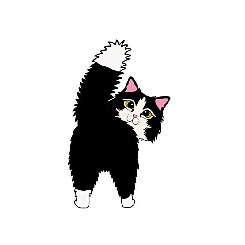 1 шт. забавная забавная вешалка для кошек креативная кошачья задница милая декоративная вешалка для полотенец крючок для кошек настенный крючок