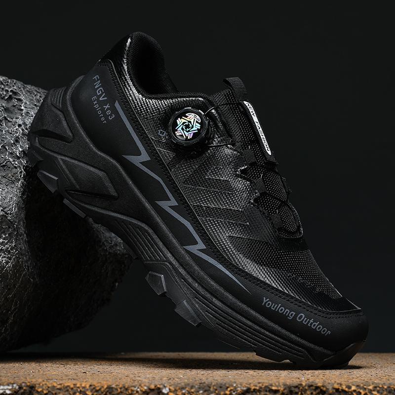 Men's Stylish Outdoor Hiking Shoes Hard-wearing Trekking Sneakers Plush Lined Quality Male Footwear New Arrivals