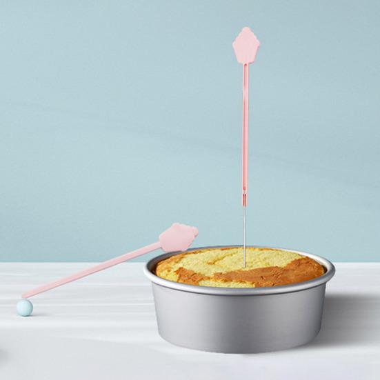 Складной тестер для торта, игла из нержавеющей стали, складной тестер для макарон, кексов, хлеба, палочка для размешивания сахара, выпрямитель для выпечки, подъемник, кухонные гаджеты