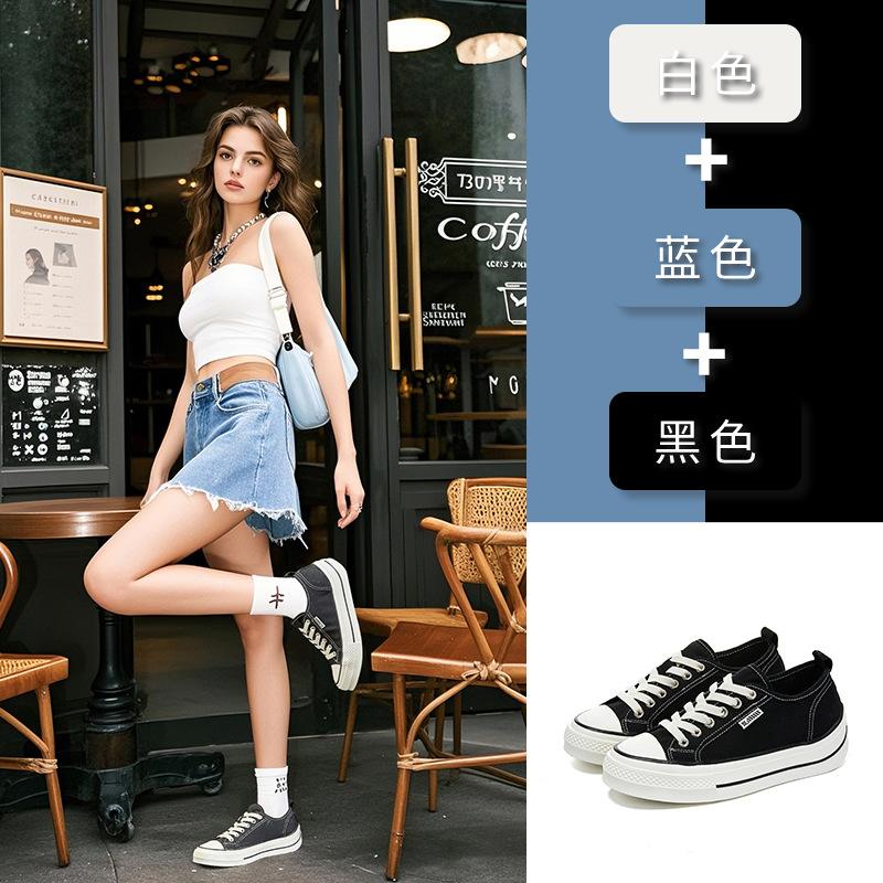 Холщовые туфли с головой манго, весенняя повседневная одинарная обувь на плоской подошве, универсальные маленькие белые туфли на платформе, спортивные кеды для скейтборда, женские