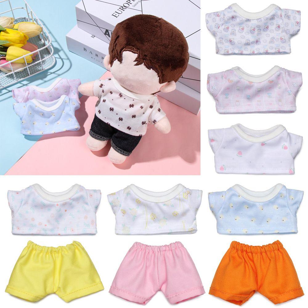 20cm Dolls Accessories DIY Mini Shirt Plush Doll's Clothes Doll Outfit Small Pants