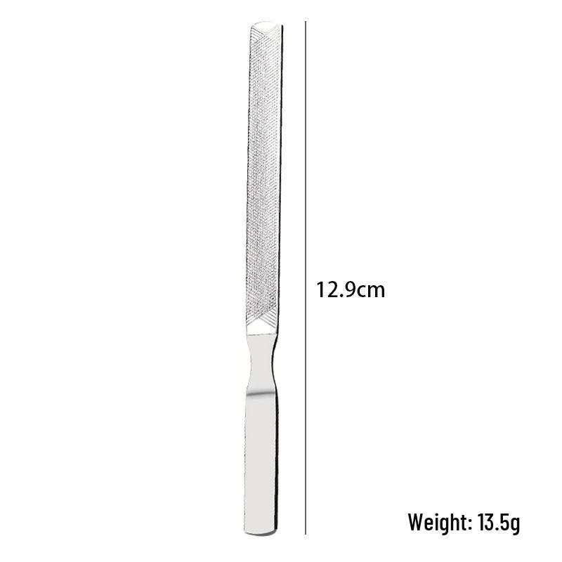 Набор педикюрных ножей из нержавеющей стали: Двусторонняя пилка для ногтей с лезвием, пилка для ног и инструмент для отшелушивания