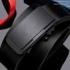 Men's Genuine Leather Automatic Buckle Business Simple Middle Aged and Young Cowhide Belt Men's Young Casual Pants Belt