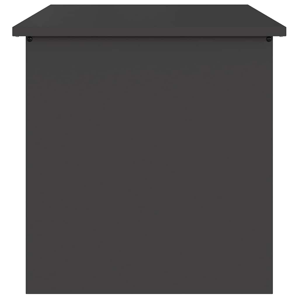 Outdoor Storage Box Black 55 x 50.5 x 50 cm Steel