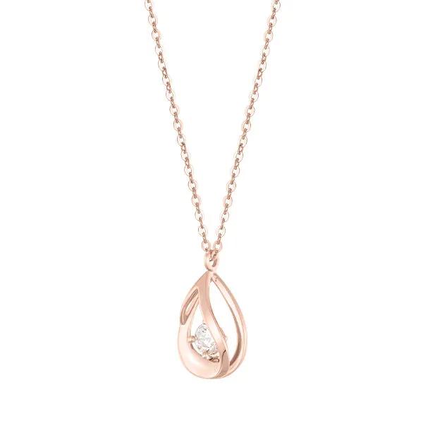 MARIEBEL 14k 0.1 Carat Diamond Necklace (JJMBND4BF481R4420)