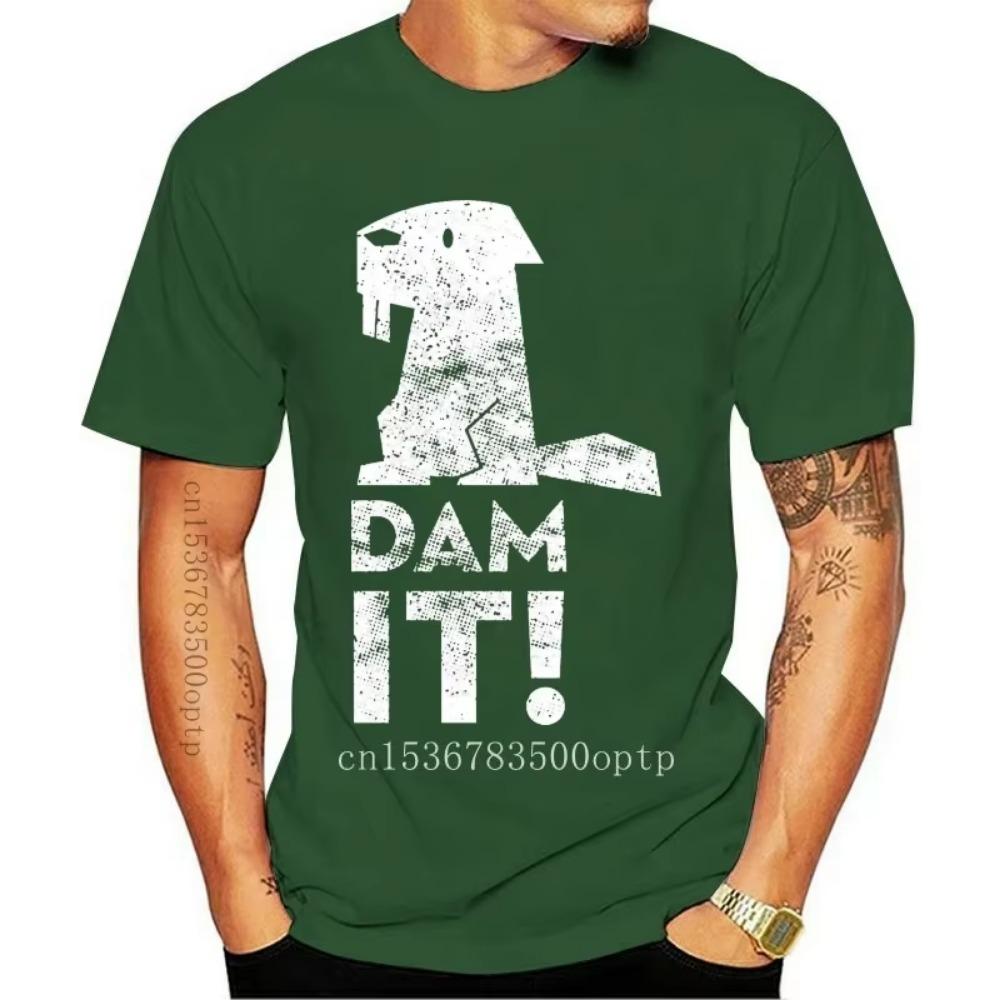 Новая футболка Dam It Beaver Funny Struggle Is Real Humor Fishing Adult для мужчин, футболка для мужчин и женщин, стильная футболка на заказ