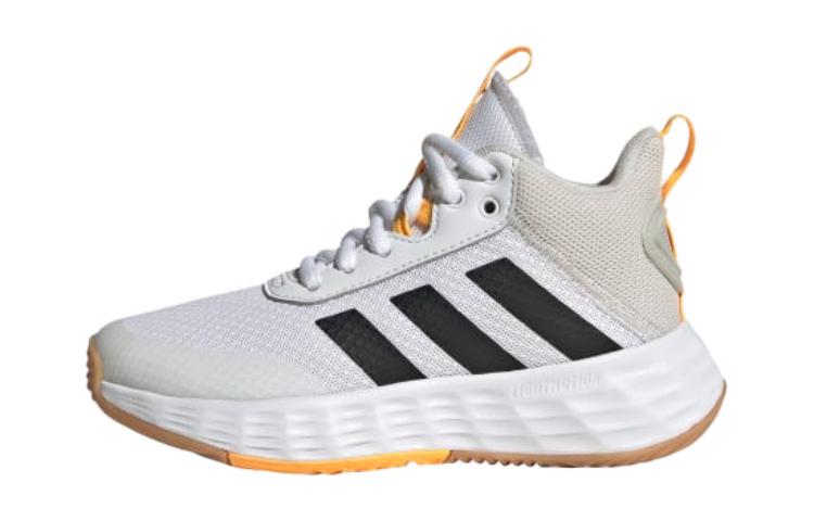adidas OwnTheGame 2.0 K Средние Детские Баскетбольные Кроссовки Белый Черный Желтый Детские H06418