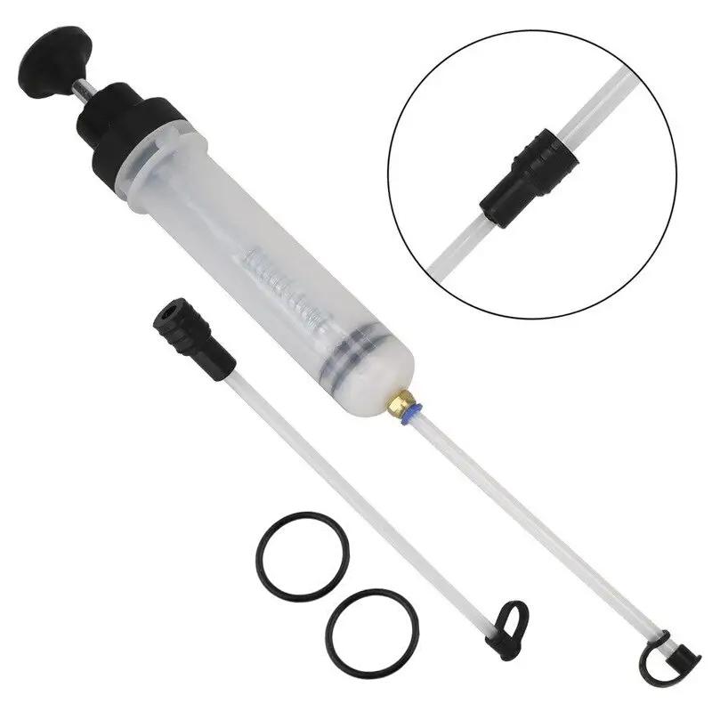 Large Syringe Oil Extractor and Injector for Car Engine Oil Brake Fluid Change Professional Suction Pump Tool Kit
