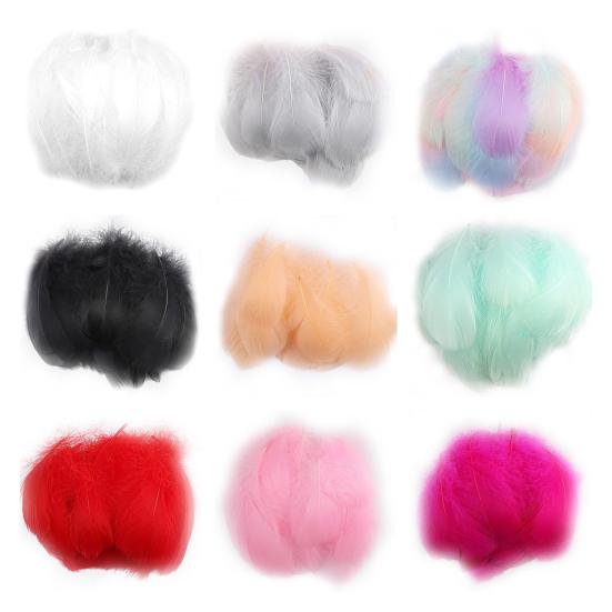 100Pcs Interesting Feathers Environmentally Friendly Improve Hands-on Ability Natural Plumes