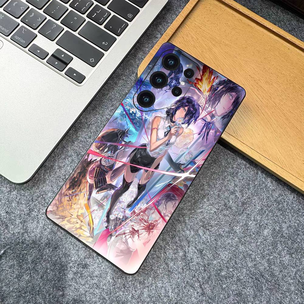 Чехол для телефона Chainsaw Man The Movie Арка Резе Для Samsung S 24 fe 25 Ultra plus 20 lite 21 30 22 23 24 22 Ultra 5G Fundas