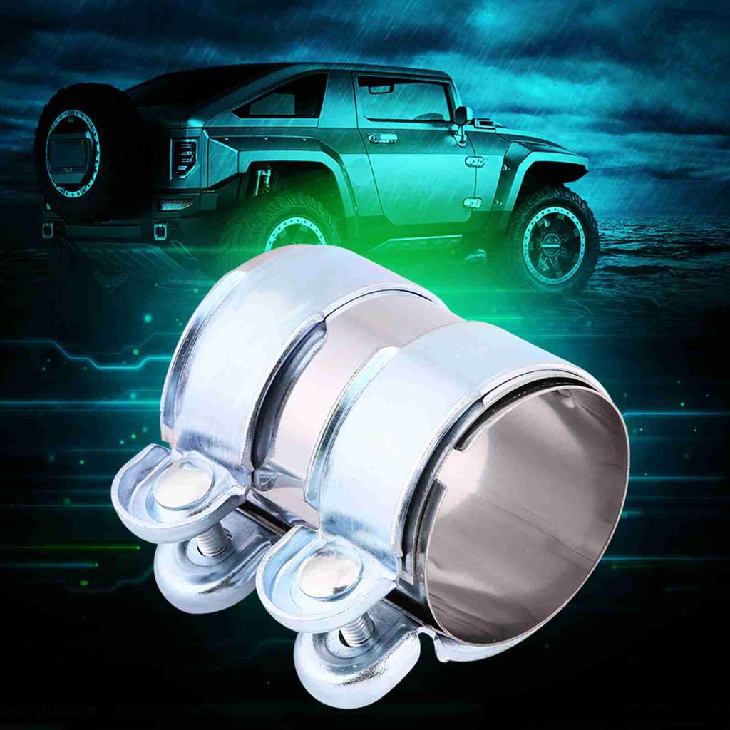 2inch Stainless Steel Exhaust Band Clamp Muffler Catback Pipe Connector WCelsius
