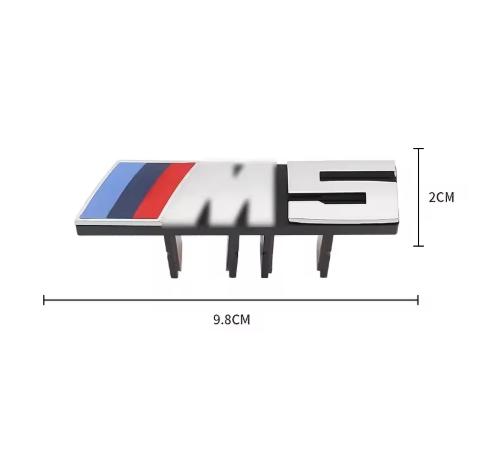 3D Car Front Grille M Badge Emblem Decoration Accessories For bAB-BMW M M1 M2 M3 M4 M5 M6 M7 E39 E87 E60 E46 E53 E90 F10 F20 F25 BW4