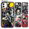 Чехол для телефона Krajews Deku Izuku Midoriya My Hero Academy для iPhone 14 5 6s 7 8 plus XR XS 11 12 13 pro max Galaxy S21 S22