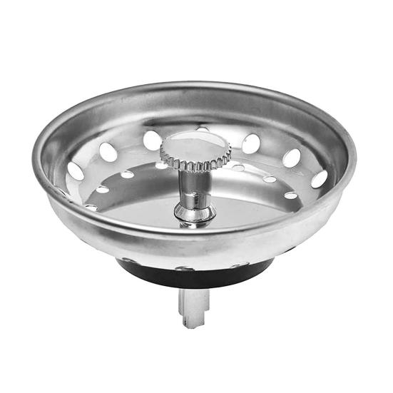 2 шт. крышки для раковины, фильтр из нержавеющей стали, противозасоряющийся, с центральной ручкой, резиновая пробка, нижняя часть, кухонный фильтр двойного назначения, сливной фильтр для раковины, пробки для слива раковины