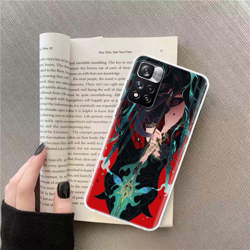 Чехол для телефона Xiao Genshin Impact для Xiaomi Poco X4 F4 GT X3 NFC X5 X6 X7 Pro 5G M5 M5S M3 F5 Mi F6 F3 F2 F1 Чехол Coque Fundas TP
