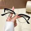 Fashion Metal Cat Eye Reading Glasses Women's Anti Blue Light High-definition Goggles Optical Prescription Eyeglasses 0 TO +4.0