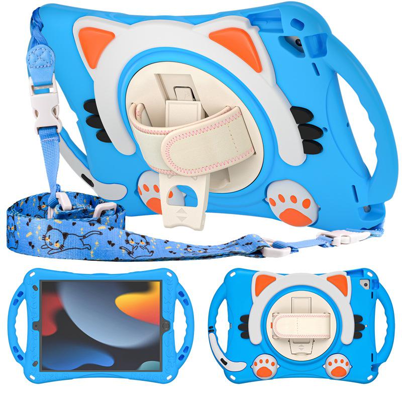 Мультяшный силиконовый защитный чехол для iPad 10,2 дюйма/Air 10,5, противоударный чехол для детей