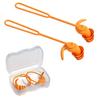 1 Pair Silicone Corded Ear Plug Waterproof Waterproof Earplug Safe Swimming Earplugs  Adults Kids