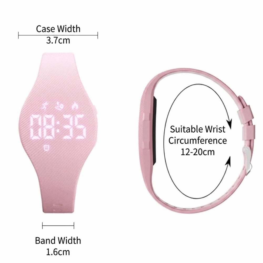 LED Digital LED Digital Wristband Waterproof Electronic Watch New Smart Silicone Wristband Kids