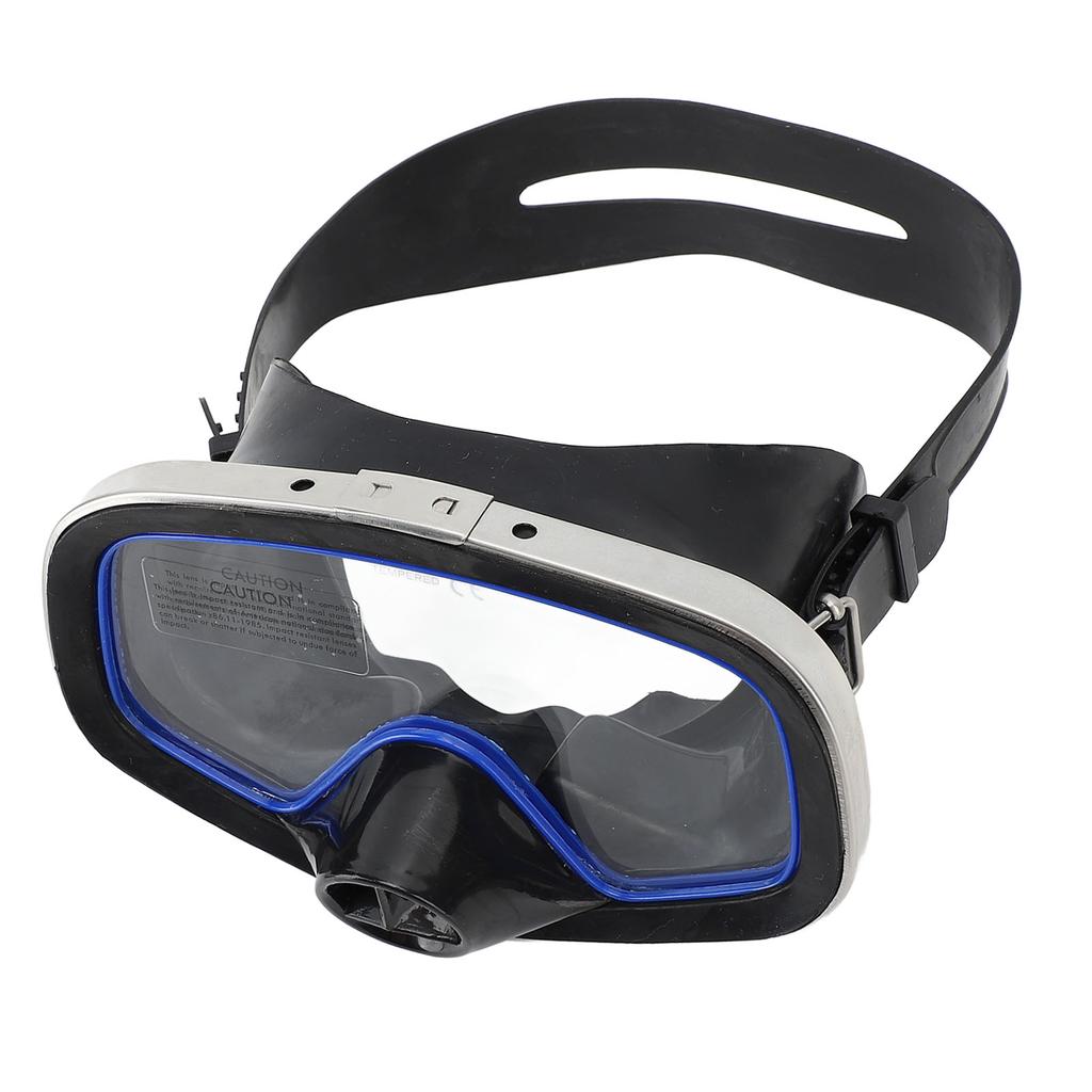 Очки для дайвинга Силиконовые Водонепроницаемые Линзы из Закаленного Стекла Подводные Очки для Снорклинга Плавания Синие