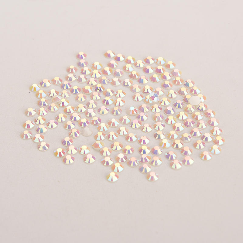 Lots 1000Pcs Rhinestone Facets Flatback Crystal Round Beads Nail Art Diy 4Mm