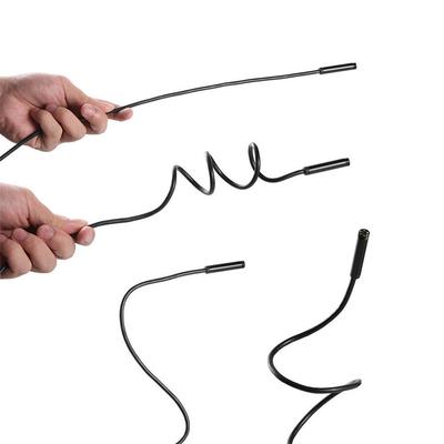 Полужесткий 8 мм Регулируемый 8 светодиодов Мотоциклетные велосипеды 3 в 1 USB эндоскоп бороскоп 2 м