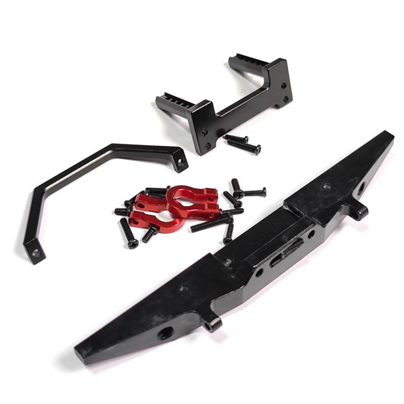 For Mangniu 128 Wrangler Upgraded The Modified Metal Aluminum Alloy Bumper Back Bar And Trailer Buckle