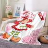 Custom Name Strawberry Shortcake'S Sweet Day Party Blanket For Couch Bed Plush Cozy Fuzzy Blanket Super Soft Warm Blankets For Fall And Winter 0916251