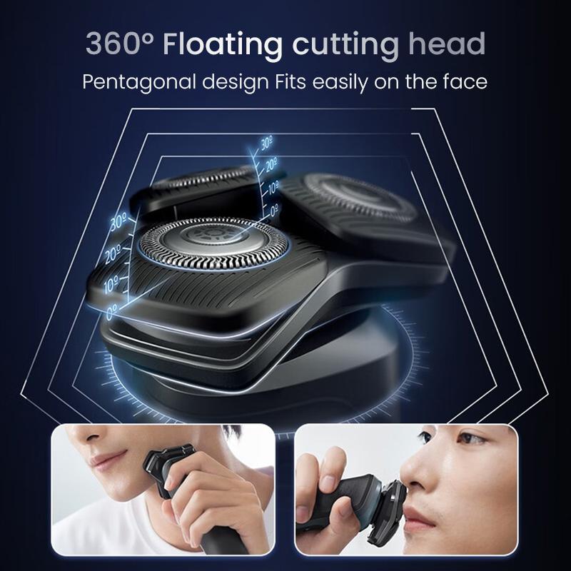 Philips Бритва с 3 головками S5832 Honeycomb Бритва 5-й серии для мытья тела, быстрая зарядка в течение 1 часа