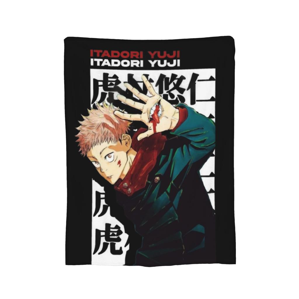 Плюшевое покрывало Сукуна из «Магической битвы» (Jujutsu Kaisen), легкое покрывало для дивана, путешествий, кровати